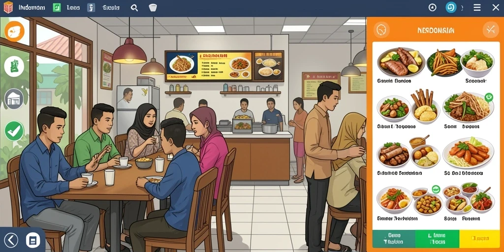 Tampilan awal aplikasi yang menarik dan user-friendly.