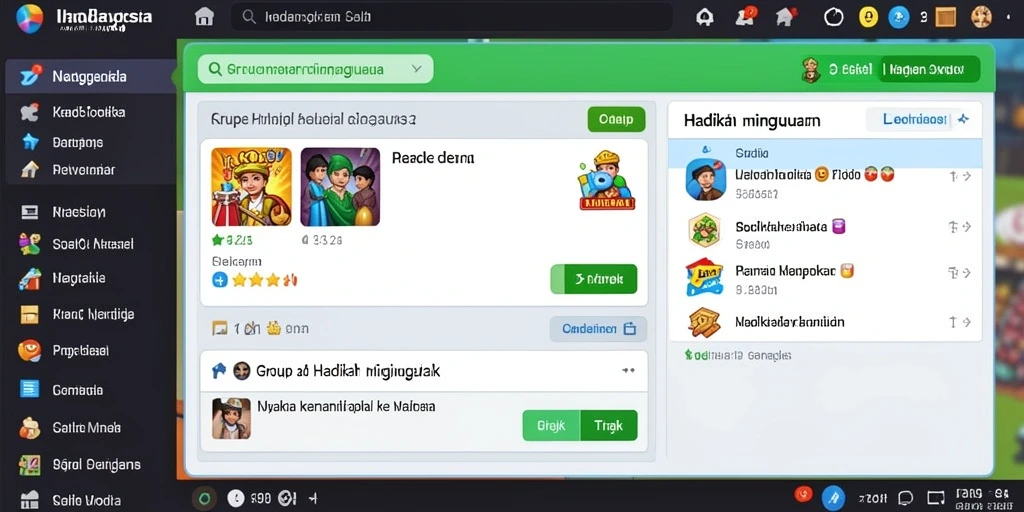 Tampilan antarmuka yang menarik dan user-friendly.