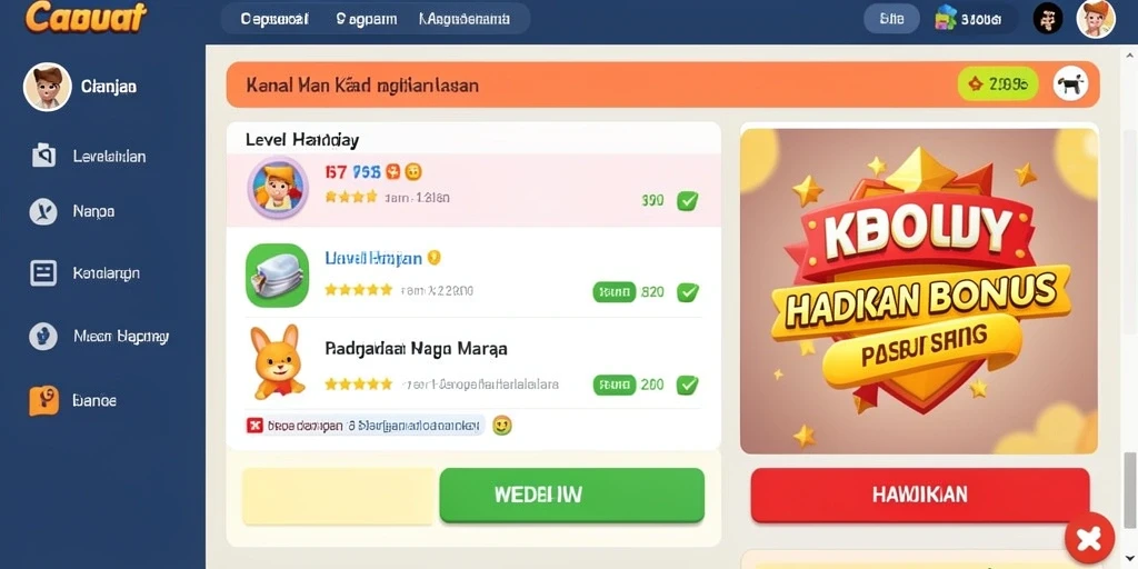 Tampilan antarmuka yang menarik dan intuitif.