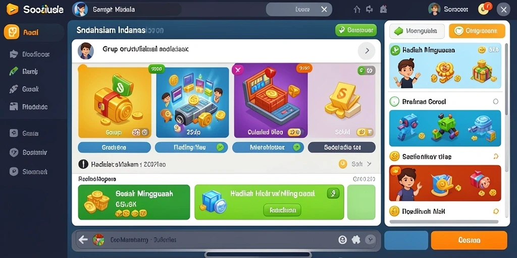 Tangkapan layar permainan slot yang menarik.