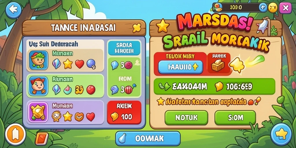 Tampilan grafis yang memukau dalam petualangan.