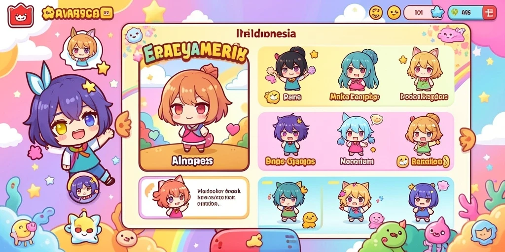 Gambar tampilan awal game N32 yang menarik.