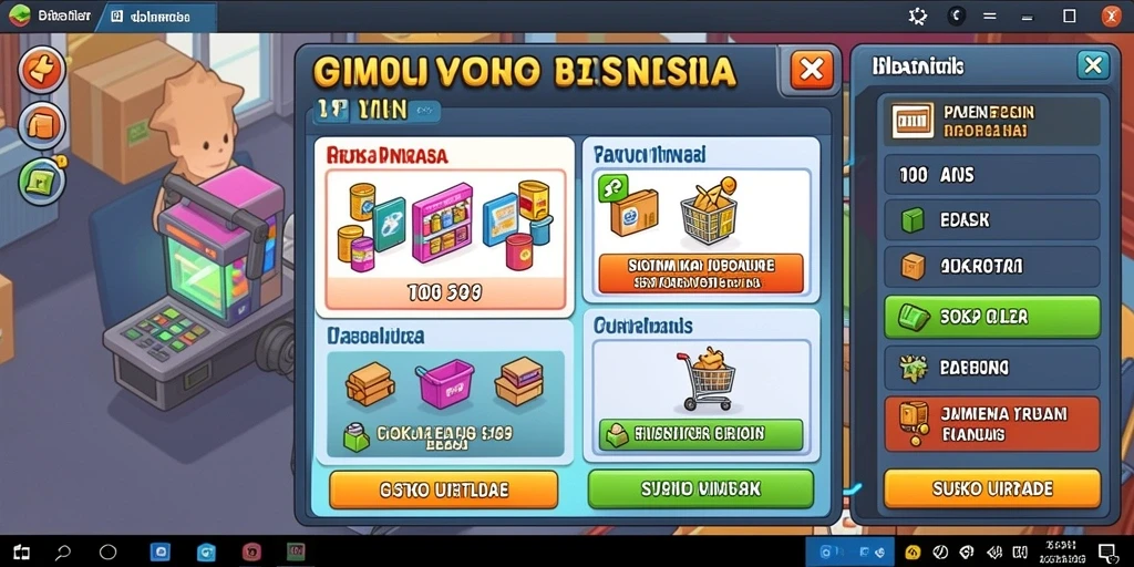 Screenshot menampilkan karakter utama dengan latar belakang yang indah.