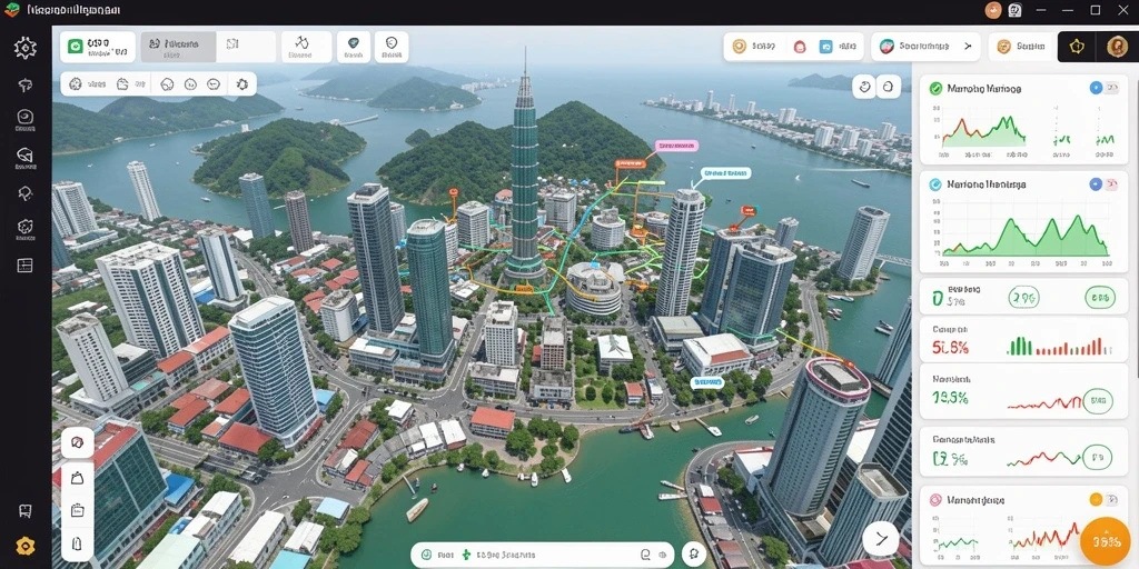 Tampilan antarmuka pengguna yang modern dan menarik.