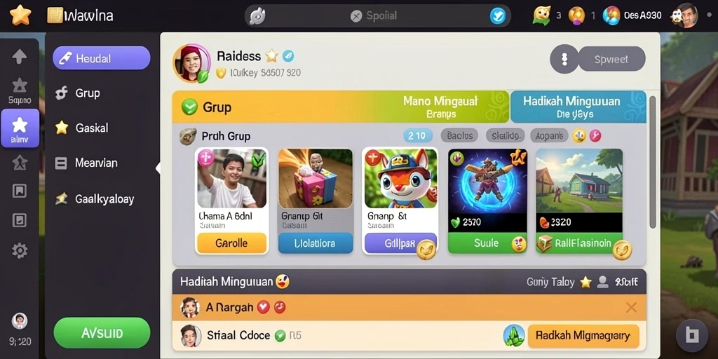 Tampilan layar awal dengan logo WASLOT yang menarik.