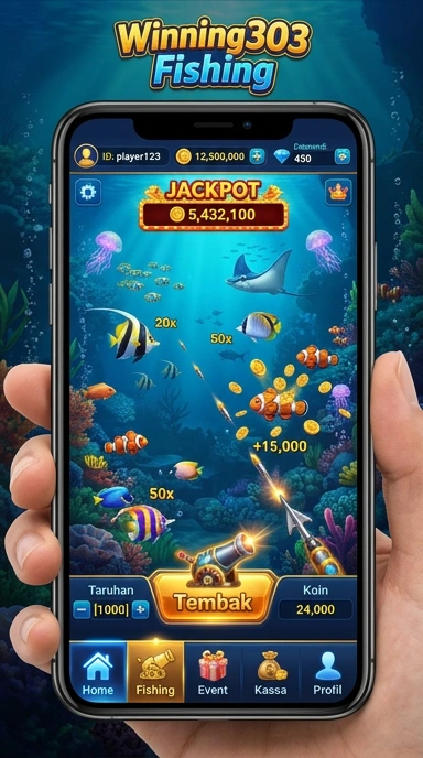 Galeri pratinjau visual winning303 build APK resmi terbaru